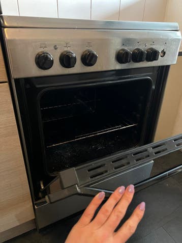 Keramisch fornuis met elektrische oven