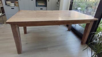 Mooie Teak Houten Grote Eettafel