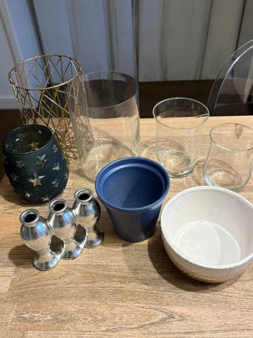 Gratis vazen en bloempotten