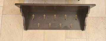 Gratis afhalen - eikenhouten kapstok