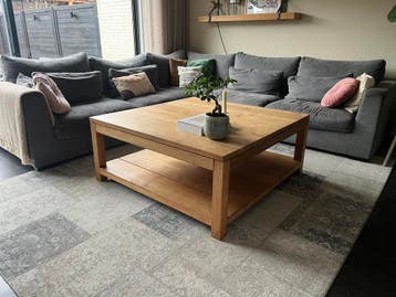 Salontafel 120x120 teakhout