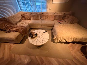 Comfortabele U-bank GRATIS AF TE HALEN