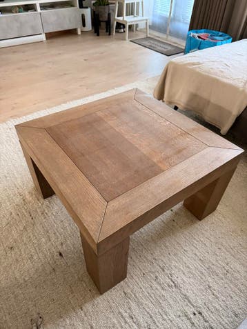 Houten salontafel 70x70cm