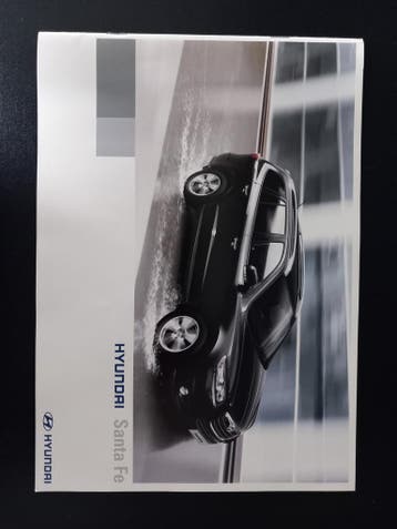Technische gegevens en verkoop folder Hyundai Santa Fe