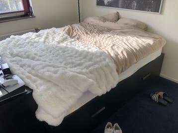 Ikea 2 persoonsbed met onderlades gratis op te halen