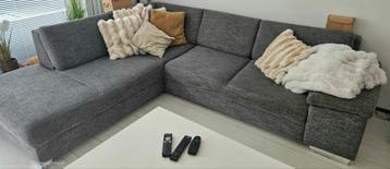 Hoekbank grijs 2.68 x 2.20 lengte