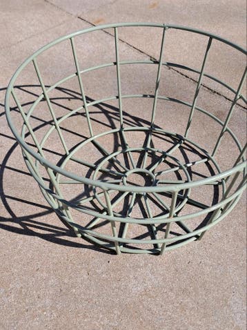 Mandje of fruitmand mintgroen