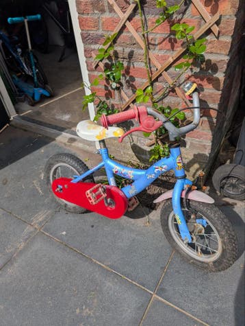 Kinderfiets 12 inch voor 3-4 jaar