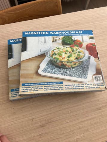 Magnetron warmhoudplaat