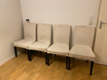 GRATIS - IKEA Bergmund eetkamerstoelen beige