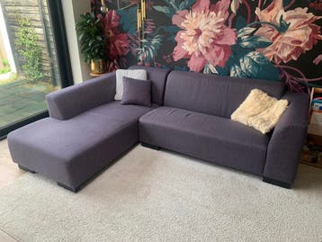 Fijne bank met chaise longue