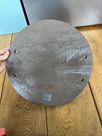 Gratis plateau donkerbruin