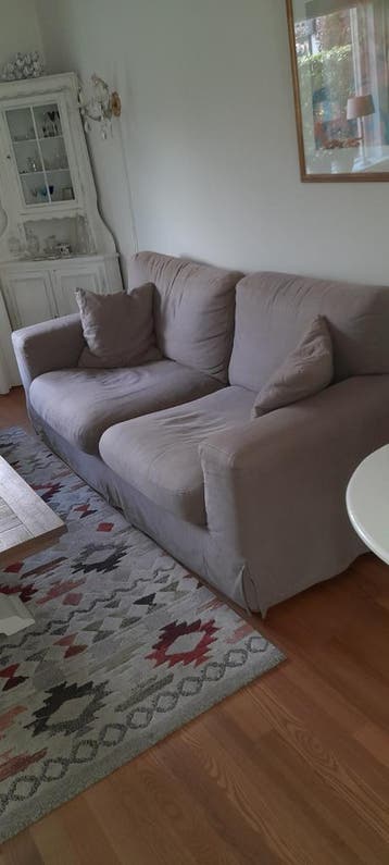 2,5 zits bank. Afm. 195x92x80cm (hoog).