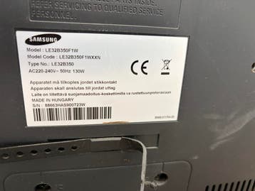 Samsung LE32B350F1W televisie
