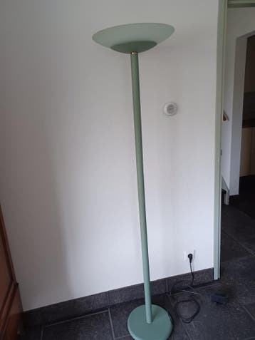 Groene vloerlamp halogeen dimbaar