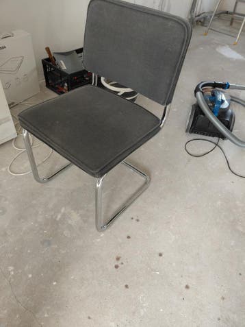 4x stoel donkergrijs