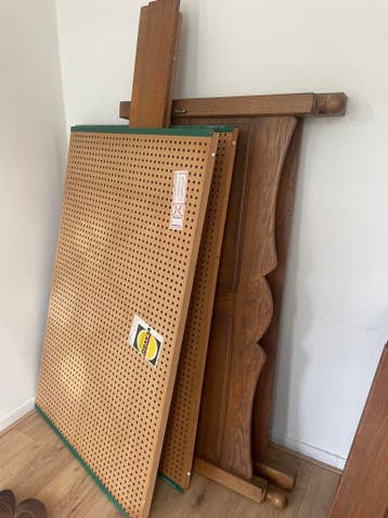 Gratis tweepersoonsbed massief hout Bedframe Woodd