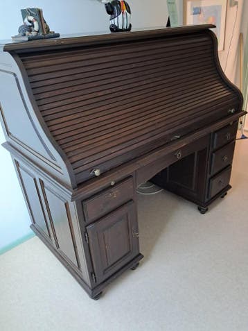 Rol bureau donkerbruin