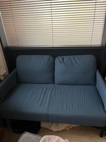 Glostad bank ikea blauw