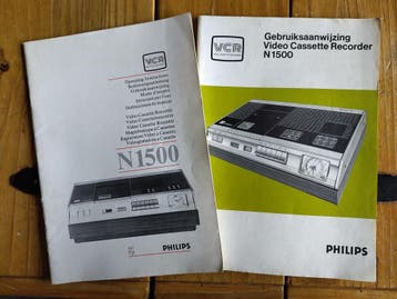 Philips Cassette Recorder N 1500 Gebruiksaanwijzing