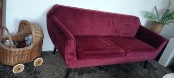 Donker rode bankstel