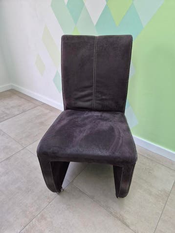 Stoffen eetkamerstoelen met wieltjes