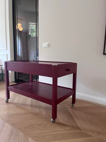 Gratis Retro tafeltje kastje trolley vintage Midcentury