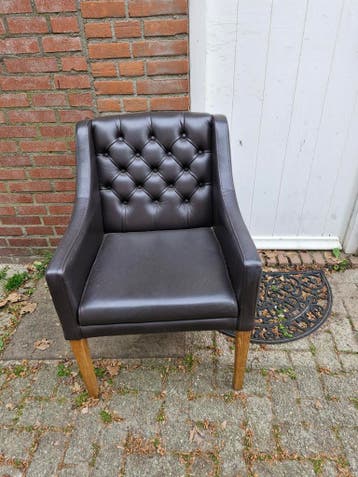 Lederen stoel GRATIS