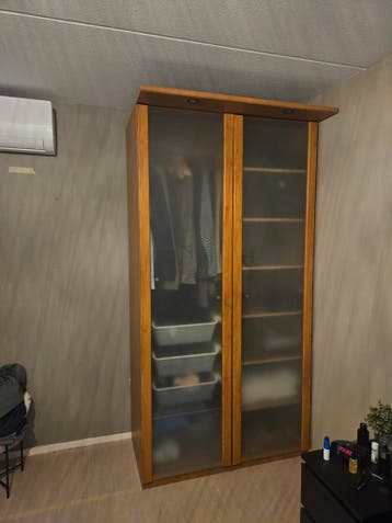 Ikea Pax kast met deuren en planken