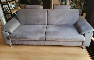 Gratis afhalen 2 en 3 zits banken grijs