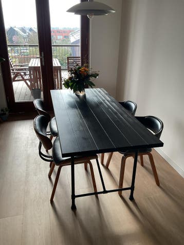 GRATIS IKEA Ryggestad eettafel, zwart, 170x78cm