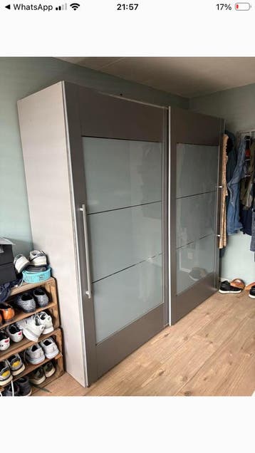 Gratus kledingkast met schuifdeuren, 204 cm breed