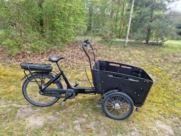Te ruil: elektrische bakfiets, zelden op gefietst voor auto