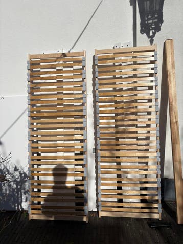 2 lattenbodems 70x200 cm - Zo goed als nieuw