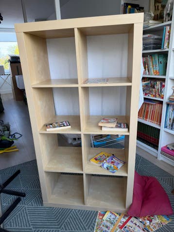 KALLAX ikea Houten vakkenkast / boekenkast met 8 vakken