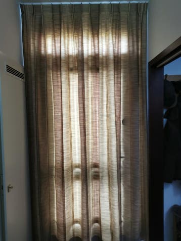 Overgordijn voor voordeur