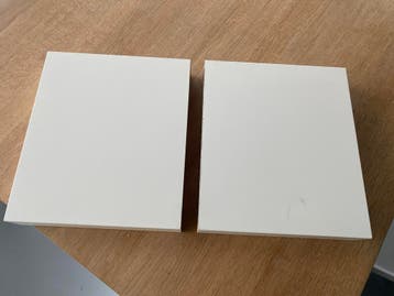 Gratis IKEA Lack plankjes wit 30x26 cm