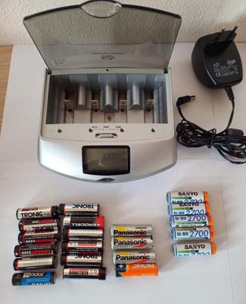 Batterijen met lader voor spelconsole
