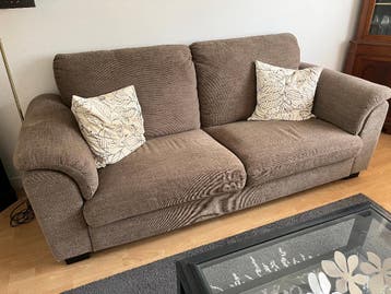 Tidafors zetel van IKEA 2-zits Dansbo medium bruin.