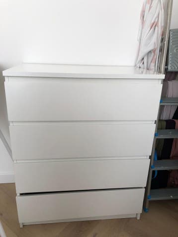 Witte ikea lade kast gratis op te halen!