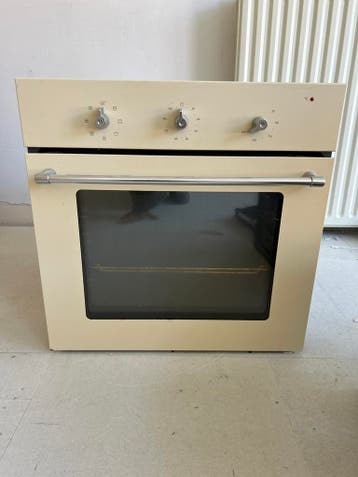 Retro Inbouw Oven - Crèmekleurig