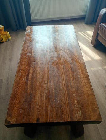 Salontafel donker eiken kleur