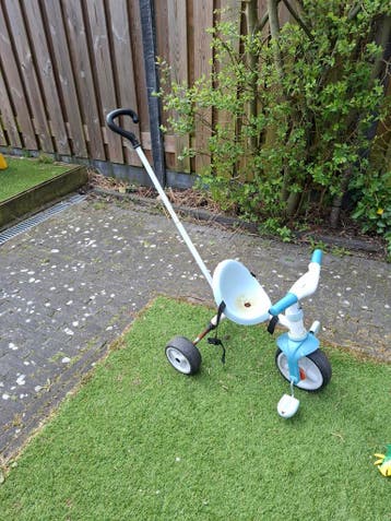 Driewieler met duwstang