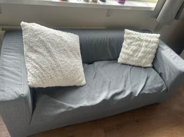 Comfortabele grijze bank ( afhalen in Groningen)
