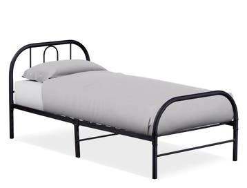 Eenpersoonsbedframe met matras - Zo goed als nieuw
