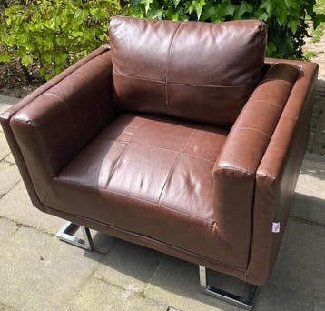 Leren stoel