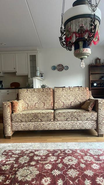 Bank 2-zits, kwaliteitsbank & 2 stoelen Gratis