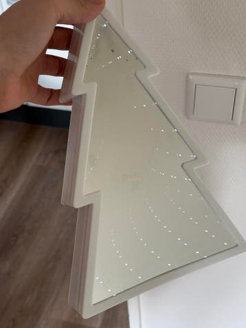 Gratis spiegel lamp met eindeloos effect