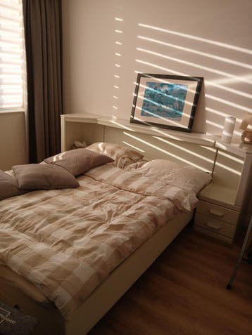 Gratis ophalen.  2 persoons ledikant 2 persoonsbed wit