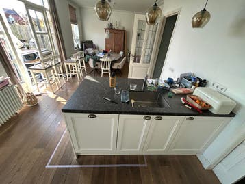 Granieten keukenblad - gratis af te halen (100x104x4 cm)